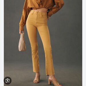 MOTHER The Hustler Ankle Fray Jeans in Tinsel Jeans